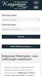 Mobile Screenshot of krijgsmanwatersport.nl